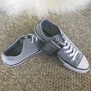 Converse All Stars Grey Velvet Sneakers Women